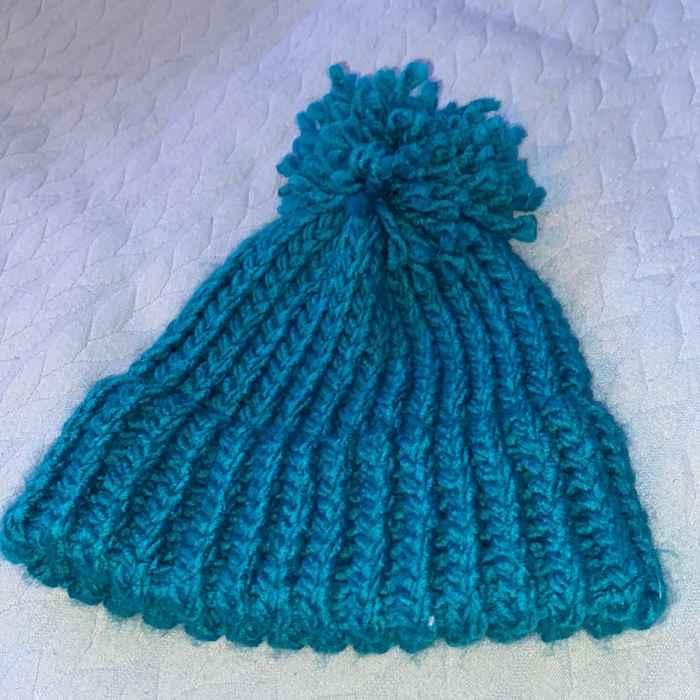 Infant/ toddler handmade chunky knit hat